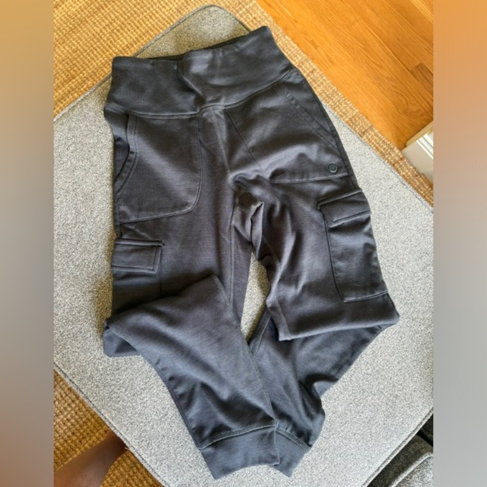 BearPaw Black Cargo Joggers